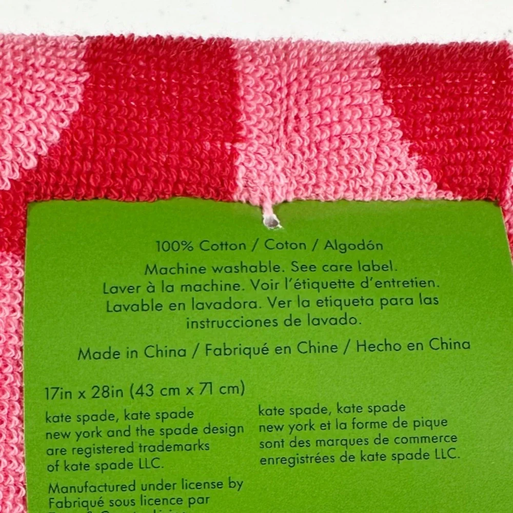NEW Kate Spade VALENTINE HEART Kitchen Towel Set/2